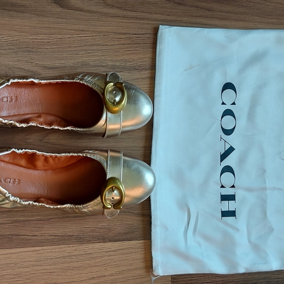COACH ballet flats size 9 - Picture 3 of 4